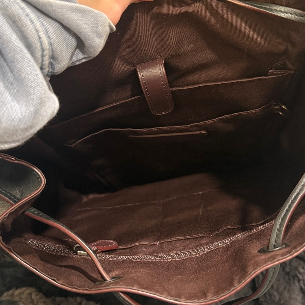 Coach Black and Brown Men's Backpack - Picture 5 of 5